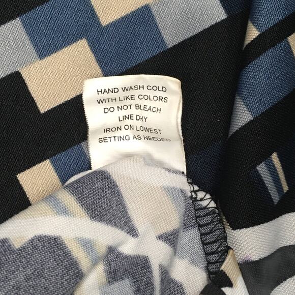 NY Collection Maxi‎ Dress Sleeveless Beaded V-Neck Geometric Mixed Print - Picture 9 of 12